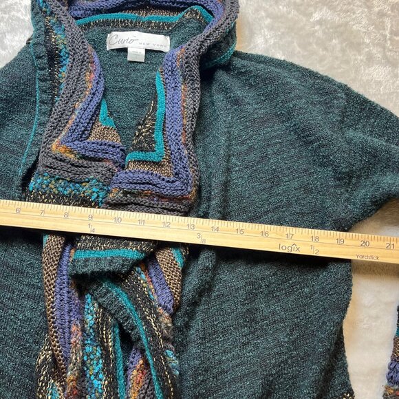 Curio New York Women's Open Front Cardigan Size Small Boho Art to Wear Soft‎ - Picture 10 of 10